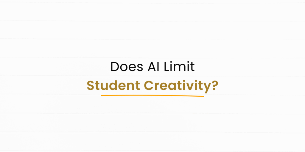Does using AI limit you as a creative person?