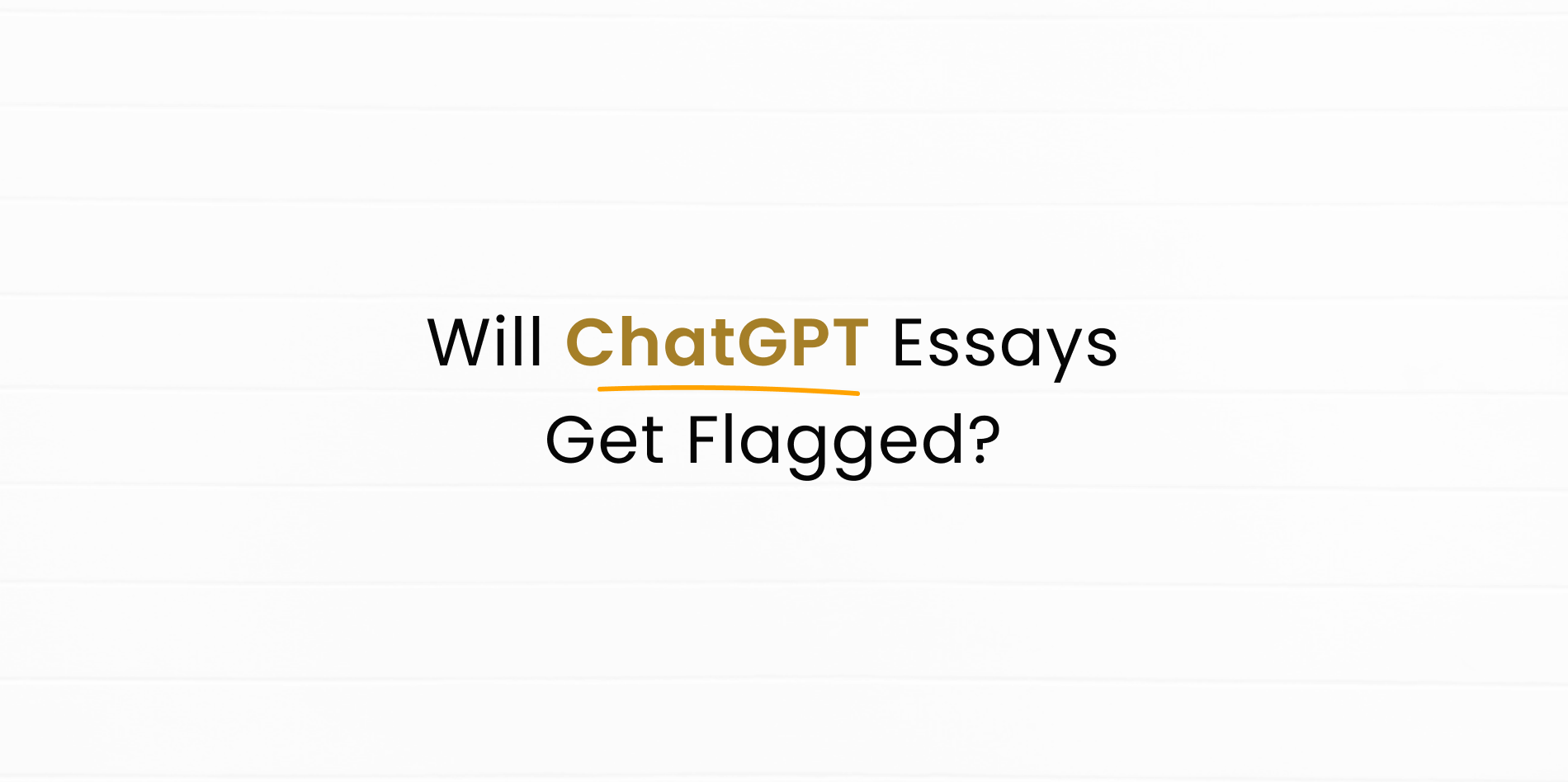 Will ChatGPT essays avoid plagiarism tools?