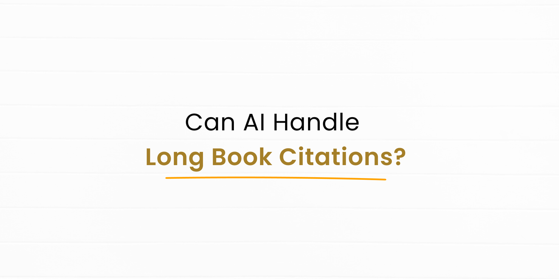 Can AI Book-Title Citations Generate Long Book Titles?