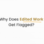 Why does an AI detector work on edited paraphrased text?