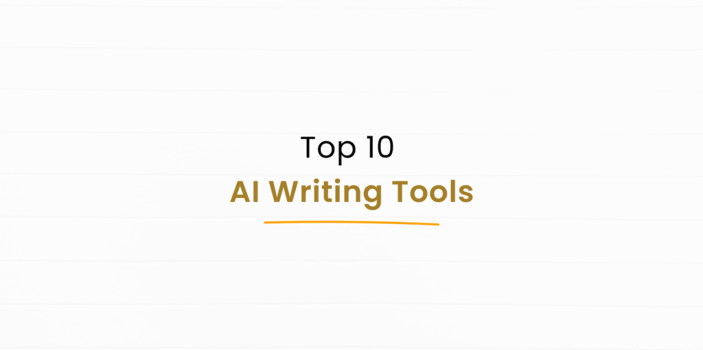 Top 10 AI tools to boost productivity and efficiency.