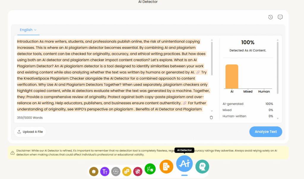 AI plagiarism detector checking originality of student work

Plagiarism and AI detector analyzing blog content

Plagiarism checker and AI detector improving SEO content quality