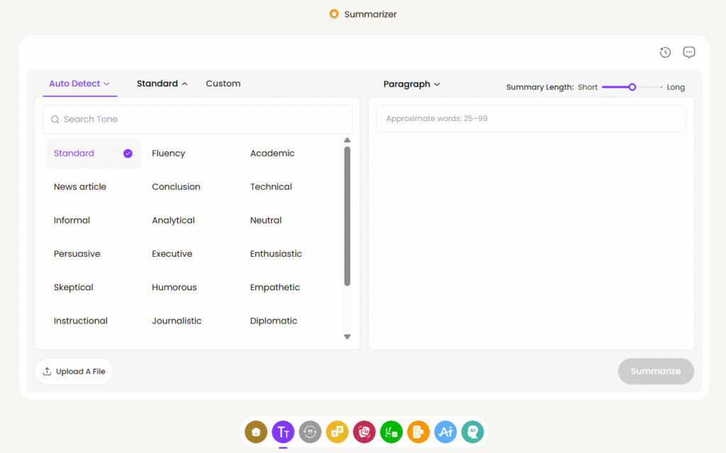 summary output showing extracted main points and suggested paraphrases

Student using an AI summarizer on a laptop, illustrating AI article summary for focused study