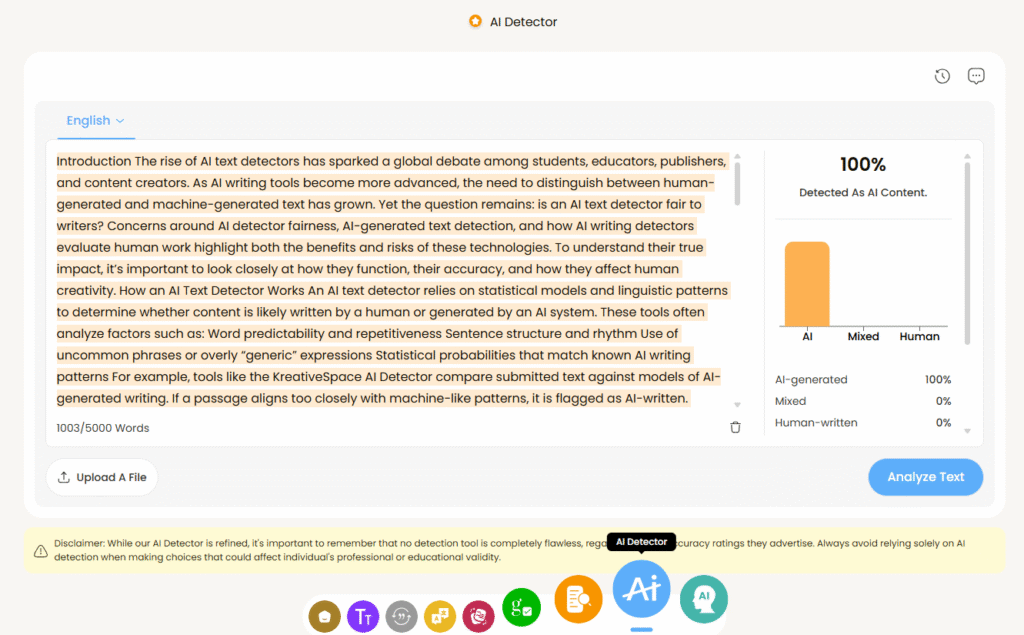 AI text detector analyzing student writing for originality and fairness
Writer checking AI-generated text detection results on a laptop
AI writing detector comparison between human and machine-written text