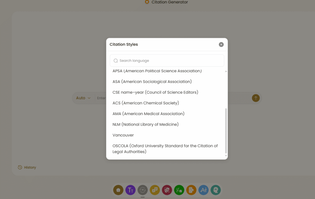 Student using AI citation tools on laptop for APA references
AI citation accuracy check comparing manual vs AI-generated references
Book citation generator formatting a long book title in MLA style