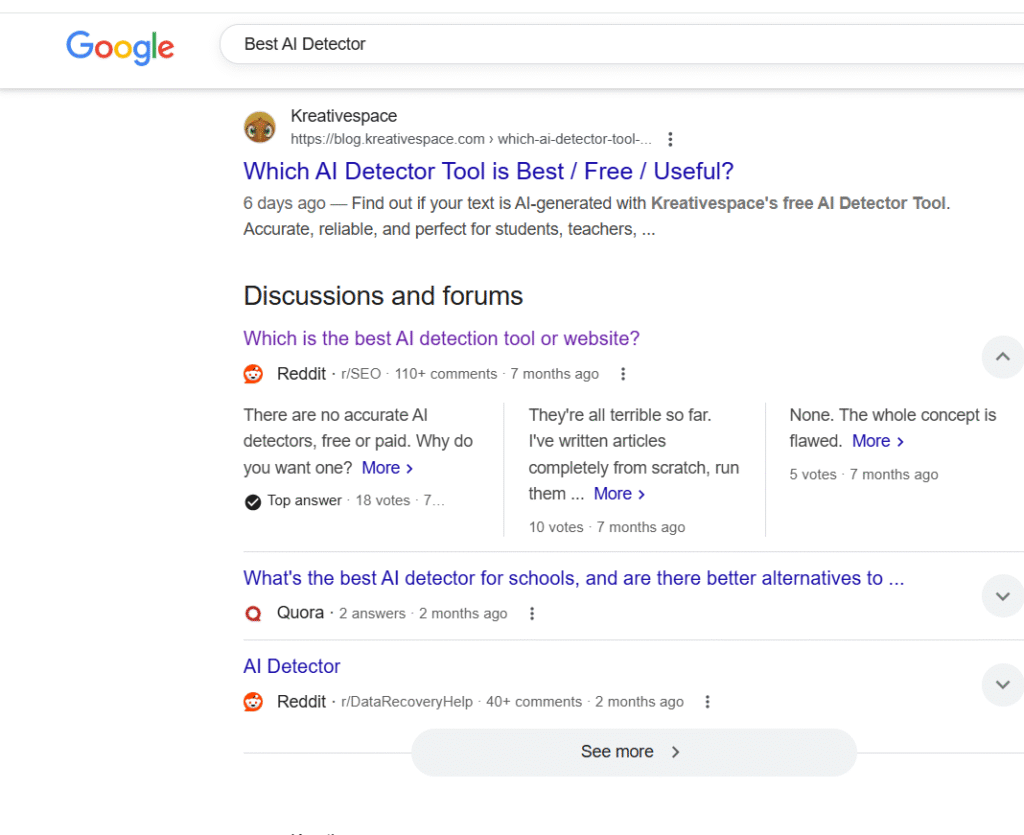 Best AI checker detecting AI-generated content
AI writing detector analyzing human vs AI content
AI detection accuracy report using best AI checker
