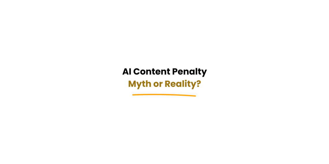 AI content penalty SEO