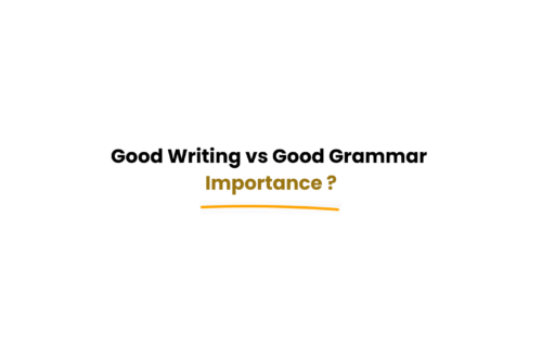 good writing vs good grammar
