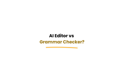 Grammar checker vs AI editor comparison for writing improvement