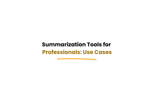professionals using summarization tools for reports and content