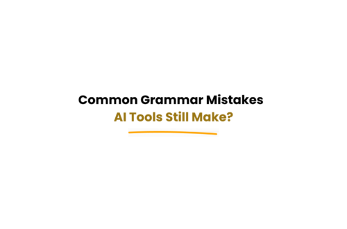 AI tools making grammar mistakes in content writing