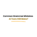 AI tools making grammar mistakes in content writing